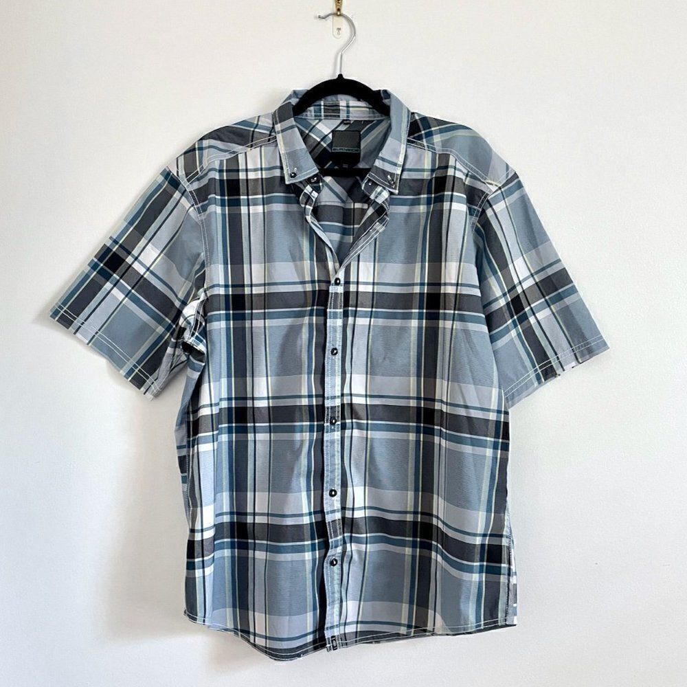 Burnside Plaid Shirt Sleeves Casual